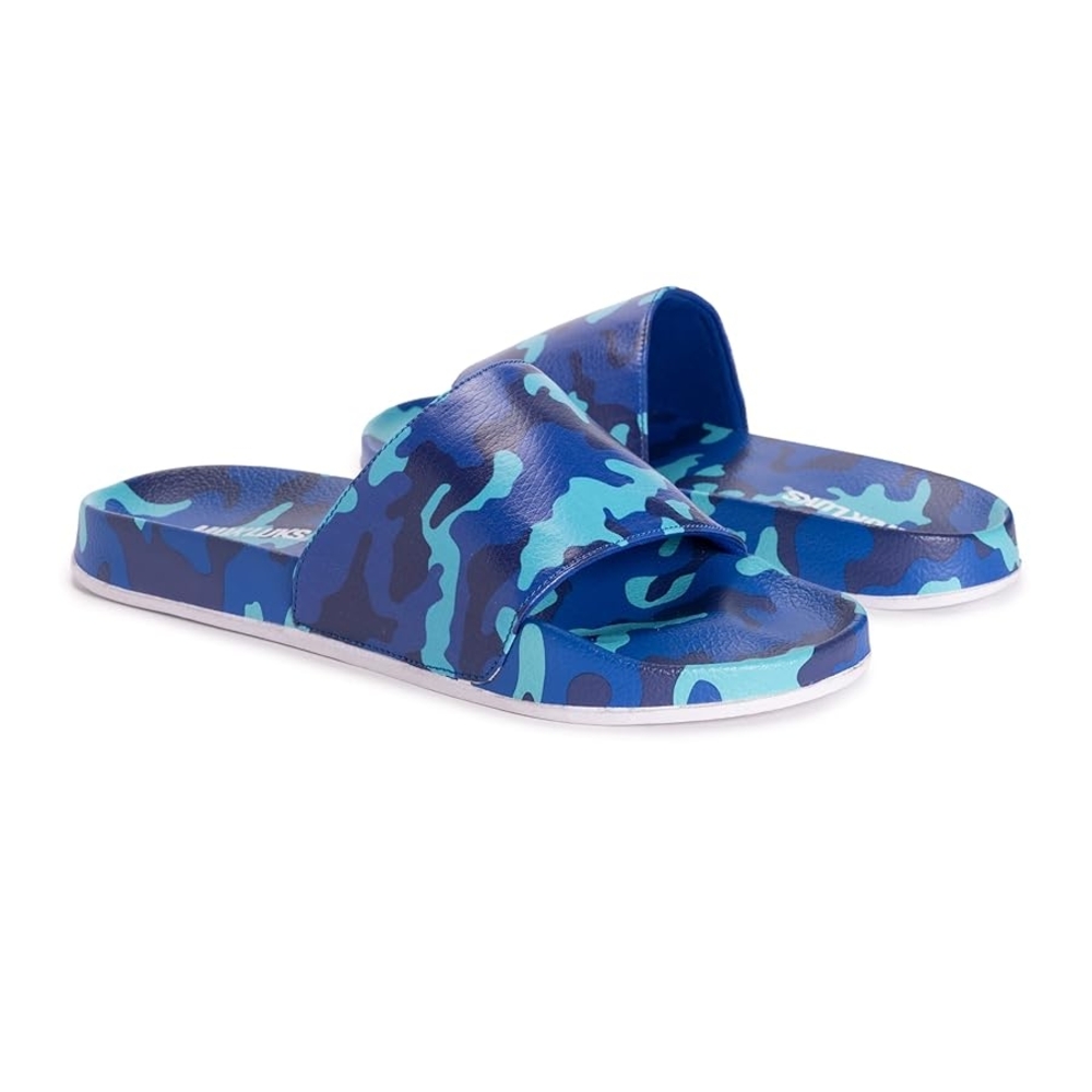 Blue Camouflage Slide Sanda